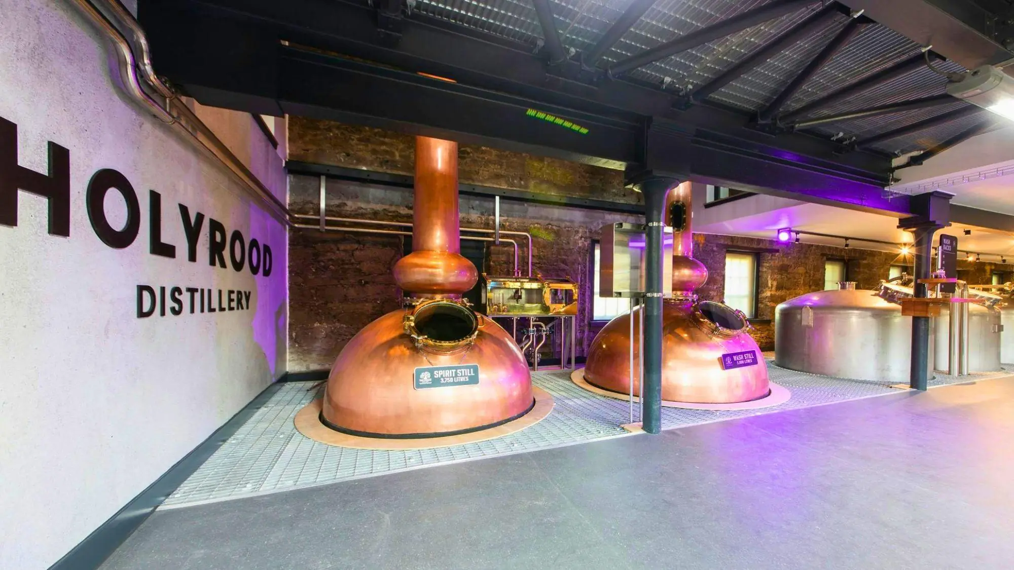 Holyrood Distillery Copper Stills