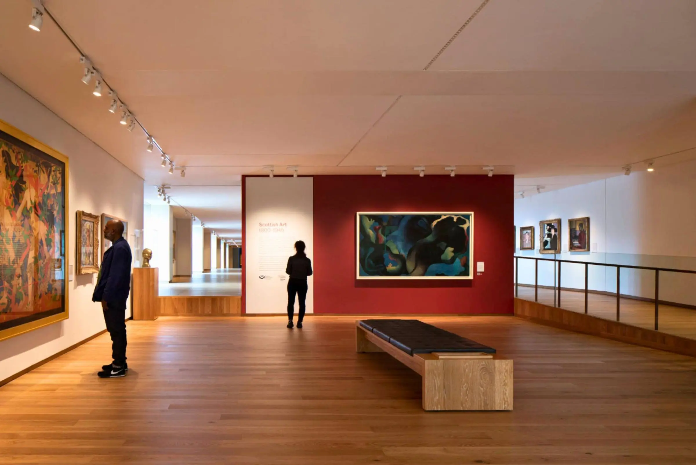 Interior of the new Scottish galleries