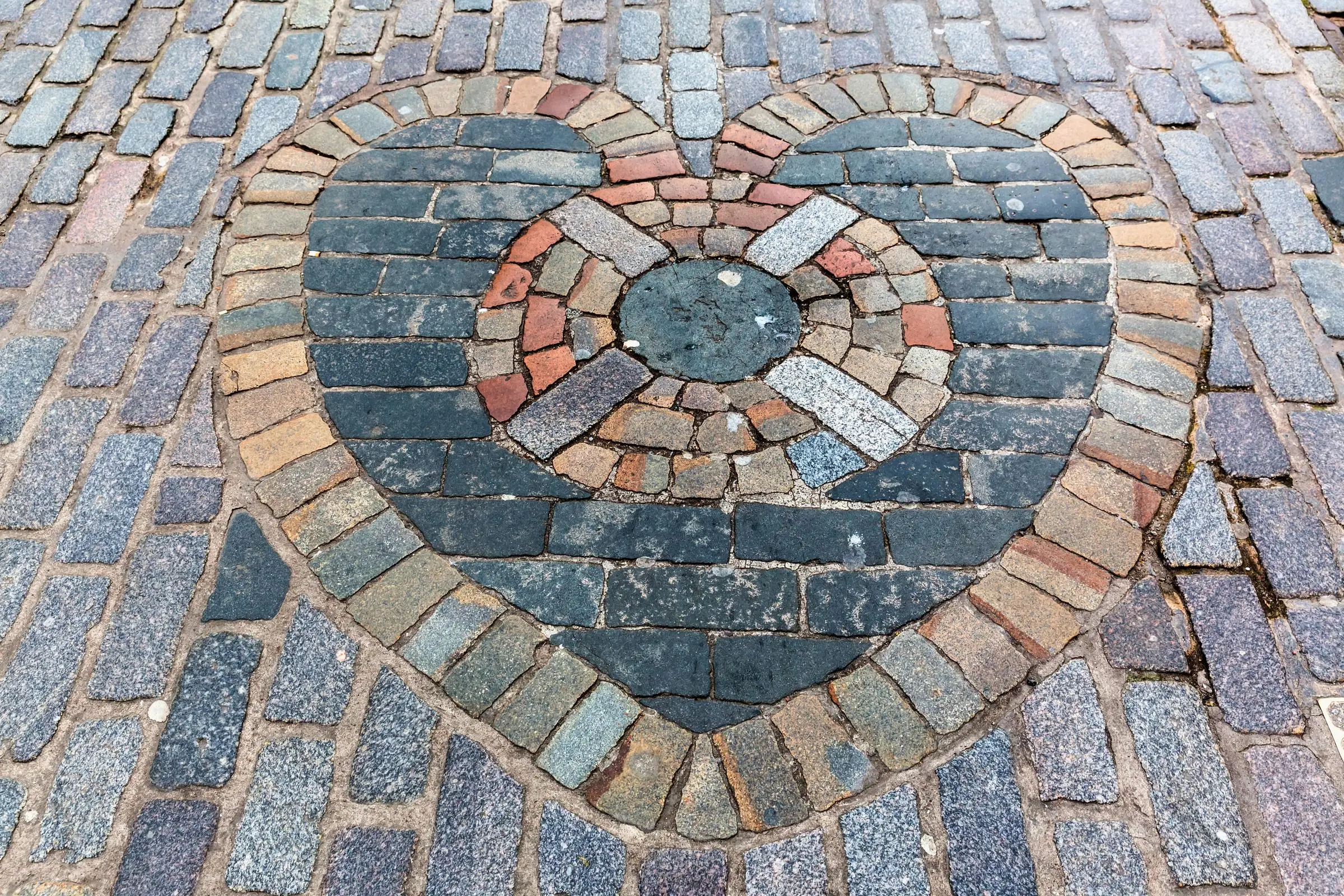 The Heart of Midlothian outside St Giles Cathedral